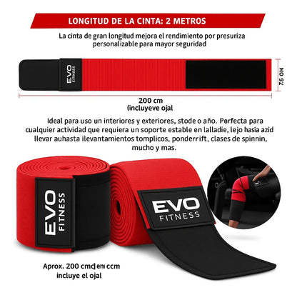 Rodilleras de Entrenamiento EVO All Color Rojas