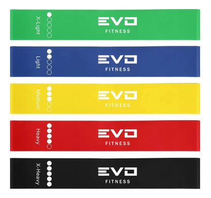 Bandas Ejercicios Fitness Circular Elástica Cinta X 5 Gym