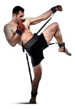 Set De 12 Pz Bandas Elasticas Ayuda Entrenamiento Boxeo Evo Negro