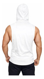 Musculosa con capucha blanca ATHLETIC CLUB