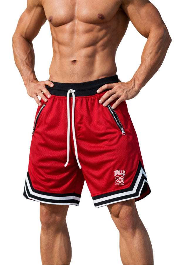 Bermuda Deportiva Basquet Roja Sports