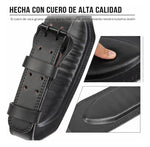 Combo espalda, cinto de cuero 100% + straps