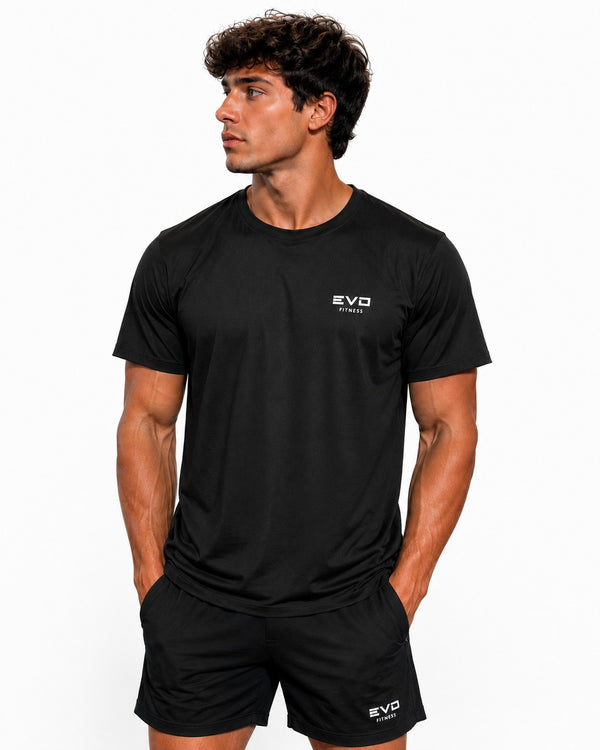 Remera DryFit Running Negra