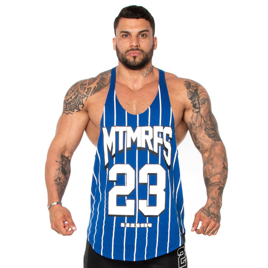 Musculosa Anatomic Baseball 23 Azul