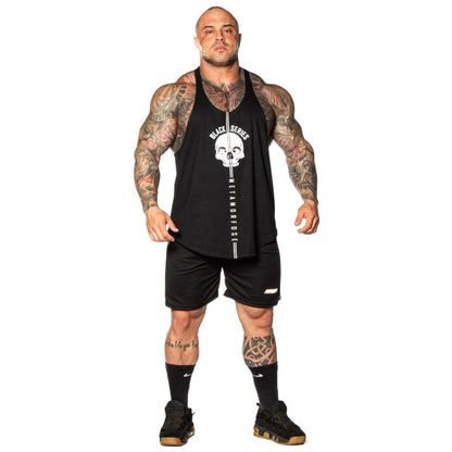 Musculosa Anatomic Black Skull