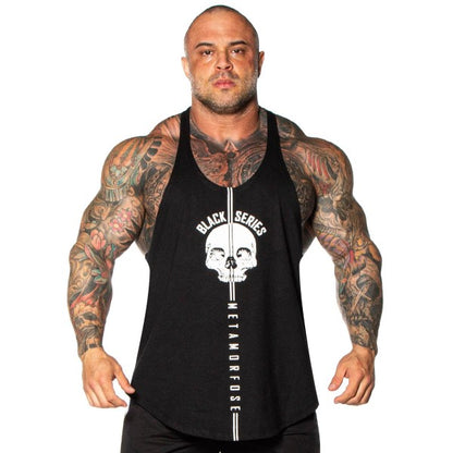 Musculosa Anatomic Black Skull