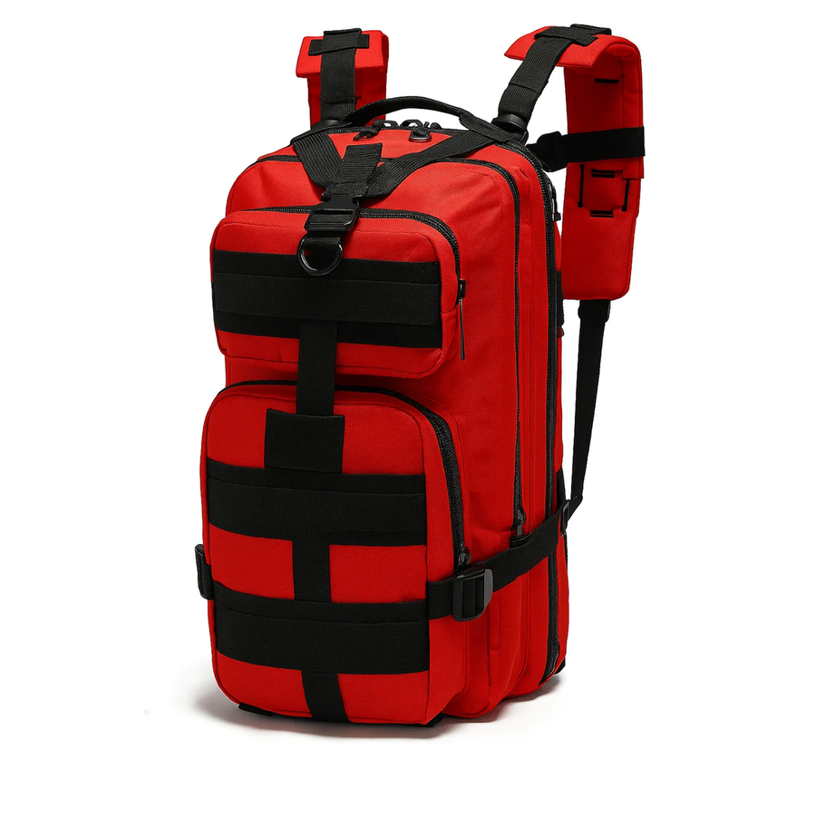 Mochila Táctica Militar Impermeable Laptop 25l Roja