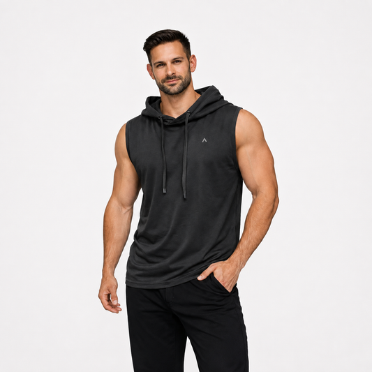 Ath-Dept  Sport Wear con Capucha Negra
