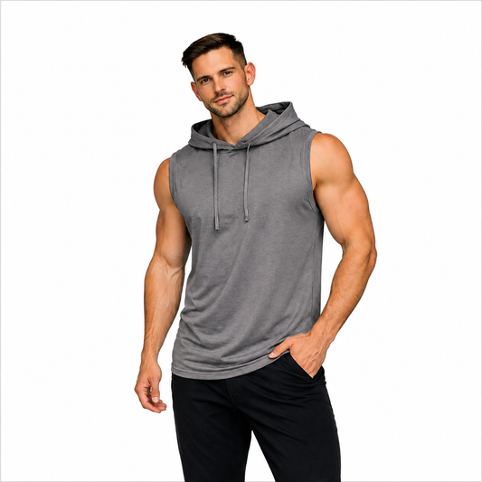 Ath-Dept  Sport Wear con Capucha Gris