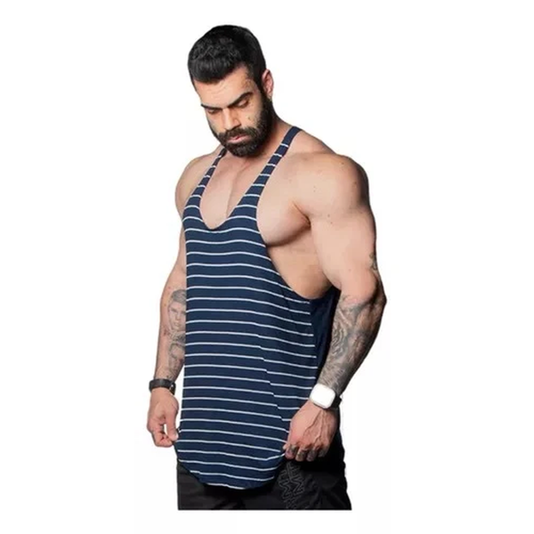 Musculosa Anatomic Viscofit azul Marino