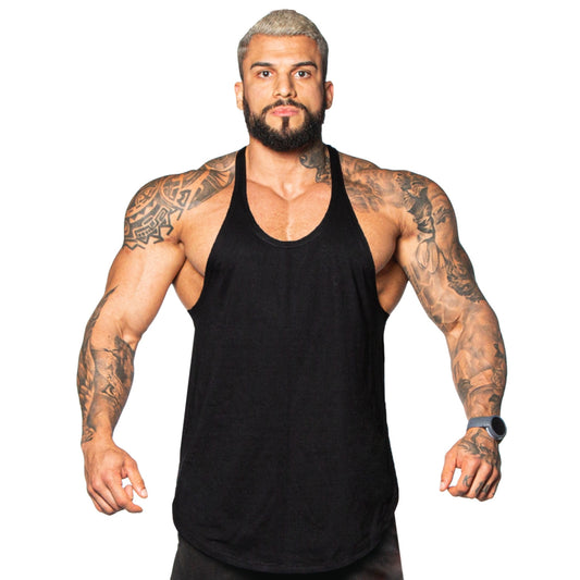 Musculosa lisa Negra