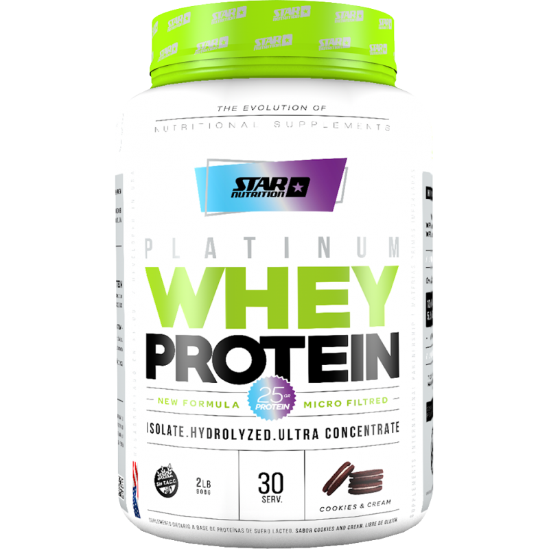 WHEY PROTEIN STAR NUTRITION EVOLUTION 2LB COOKIES - STAR NUTRITION