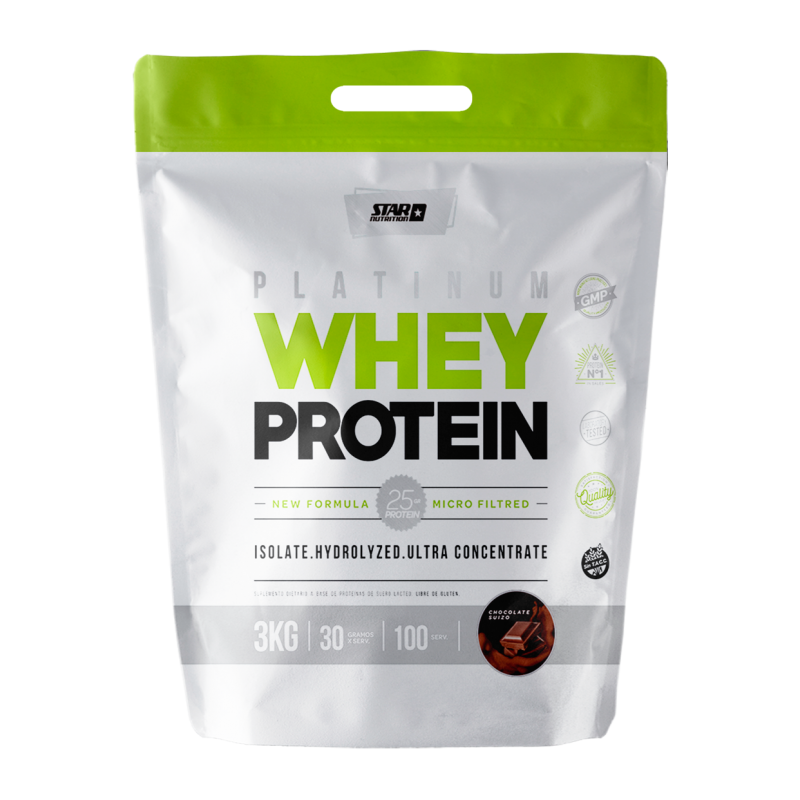 WHEY PROTEIN STAR NUTRITION 3 KG VAINILLA - STAR NUTRITION