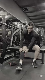 Rodilleras Neo Preno 7mm Profesional Powerlifter Gym Negras