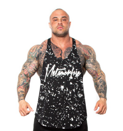 Musculosa Anatomic Splash negra