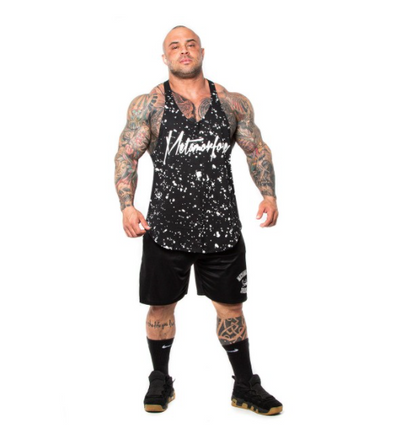 Musculosa Anatomic Splash negra