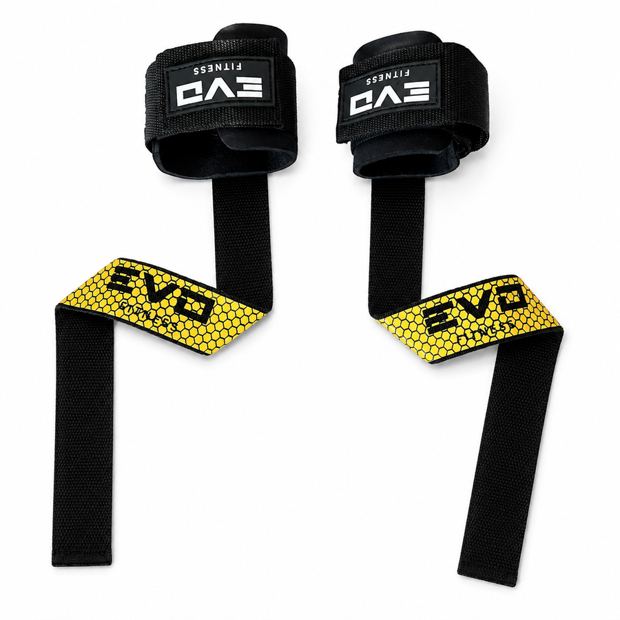Straps Agarradera Con Muñequera Gel Amarillos