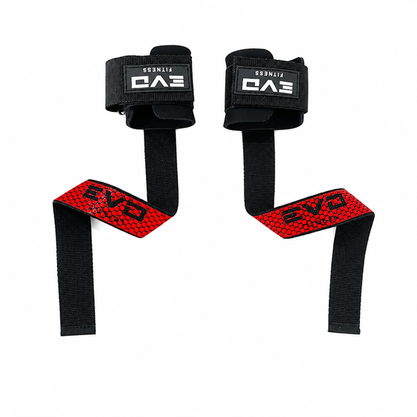 Straps Agarradera Con Muñequera Gel Rojos